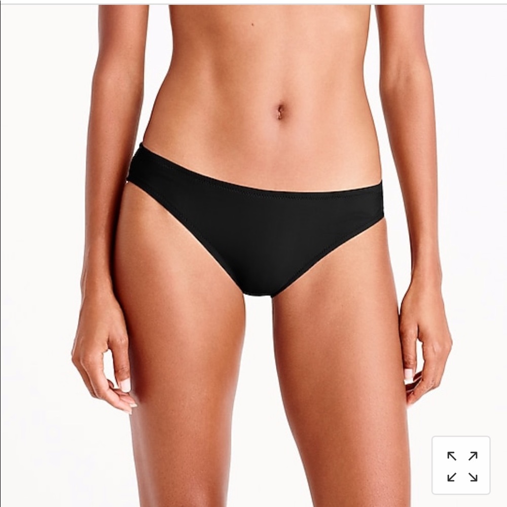 Jcrew black bikini bottom